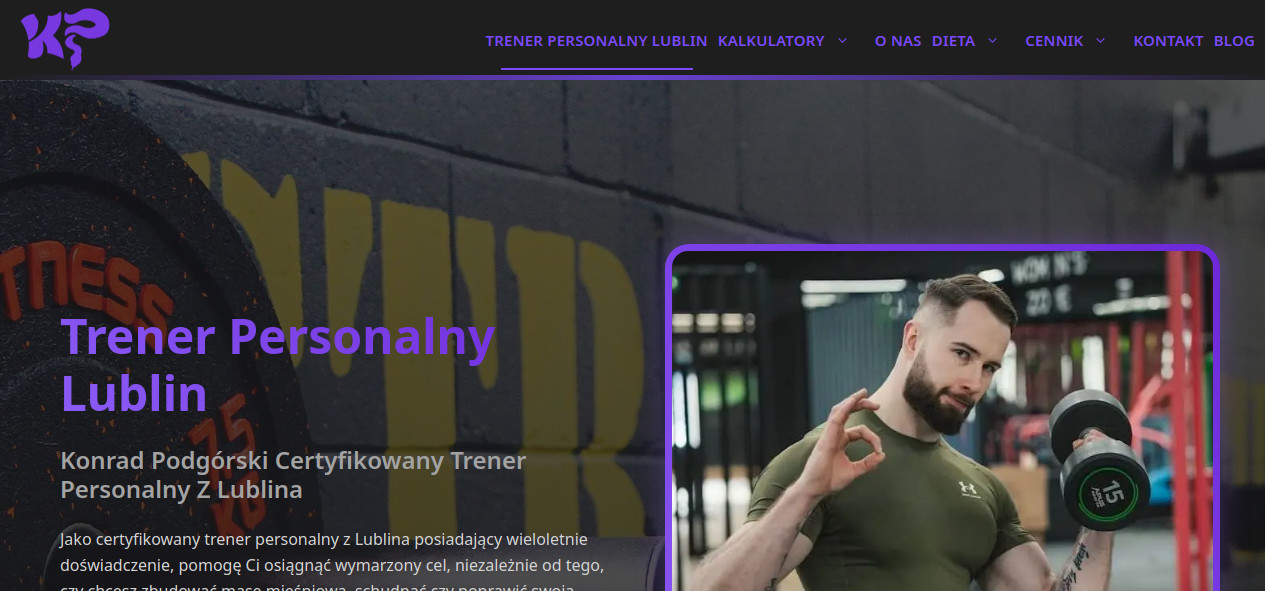 Konrad Podgórski – Trener Personalny Lublin